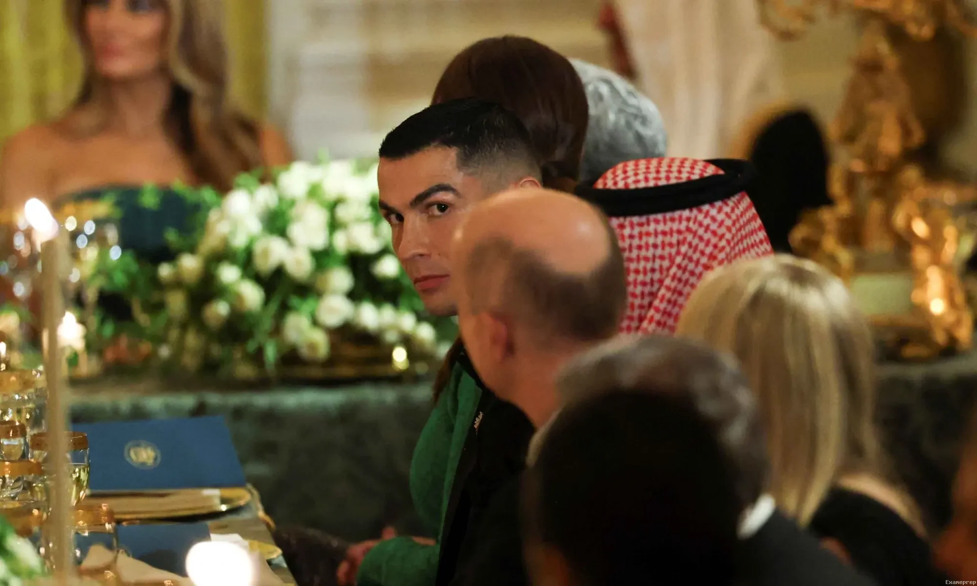Cristiano Ronaldo attends a dinner hosted by US President Donald Trump for Saudi Crown Prince and Prime Minister Mohammed bin Salman, at the White House in Washington, DC, US on November 18, 2025. &mdash; Reuters